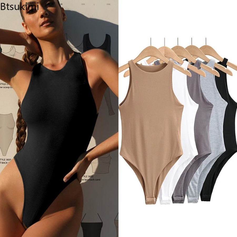 Women'S Fashion Overalls - Combinaison sexy sans manches pour femme,