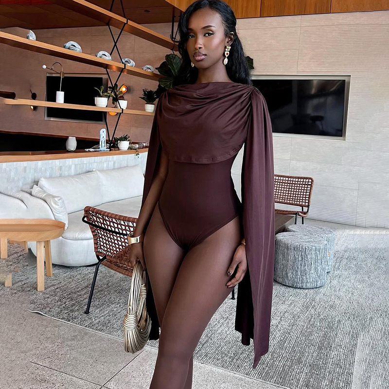 Women'S Fashion Overalls - Body châle élégant et Sexy pour