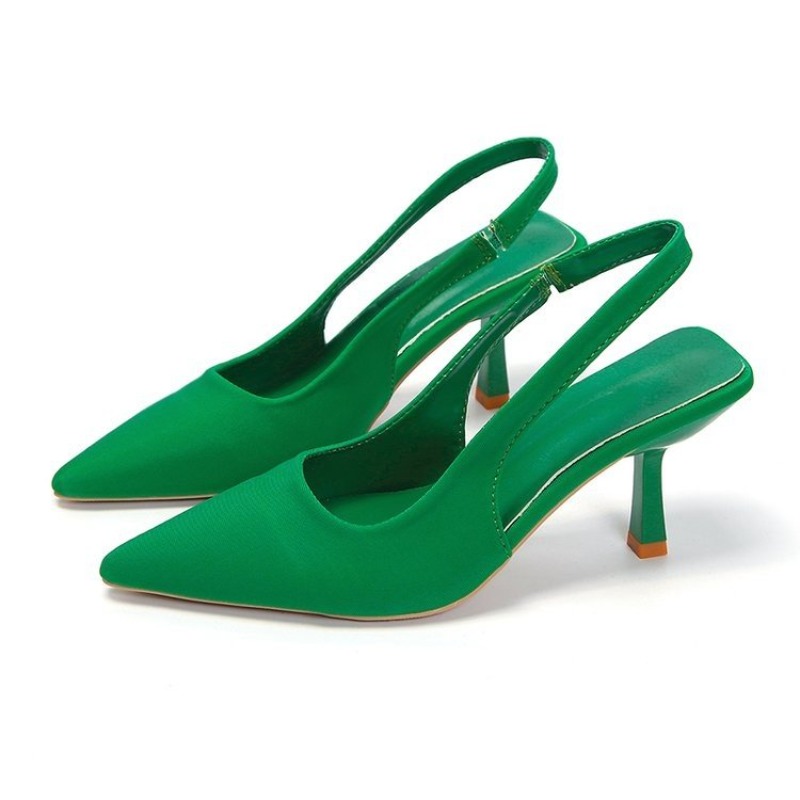 Slip Dress Satin - Escarpins élégants à bout pointu pour