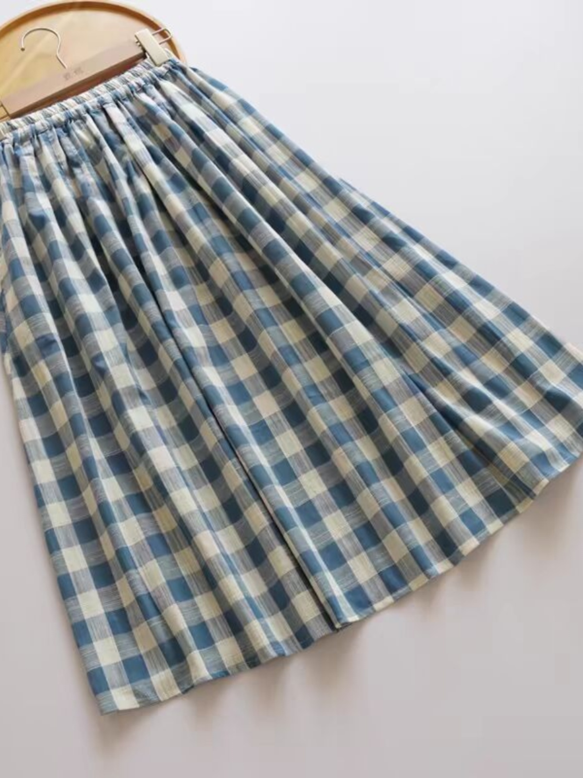 A-Line Skirt Midi - Jupe mi-longue ample en coton bambou