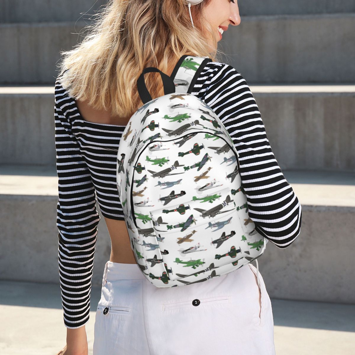 Women'S Fashion Ww2 - Sac à dos pour étudiants avec