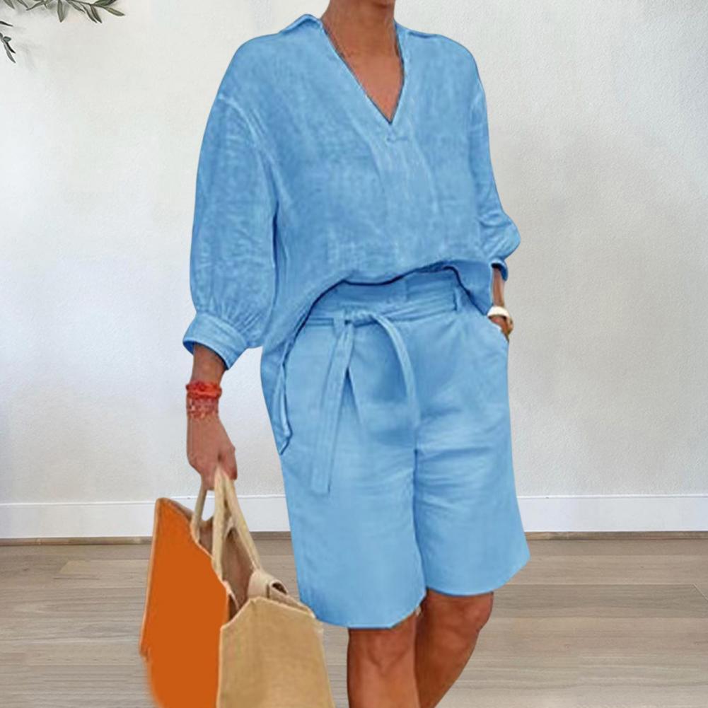 Women'S Fashion Overalls - Ensemble deux pièces décontracté en coton