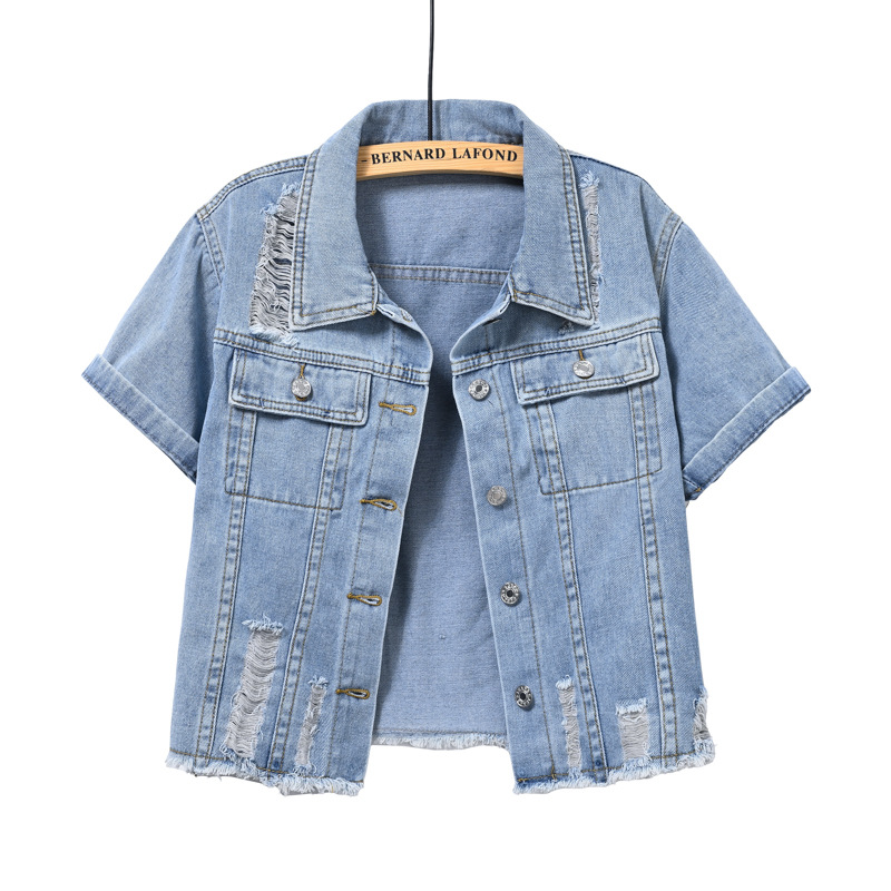 Women'S Fashion Jackets Amazon - Veste en jean courte de couleur