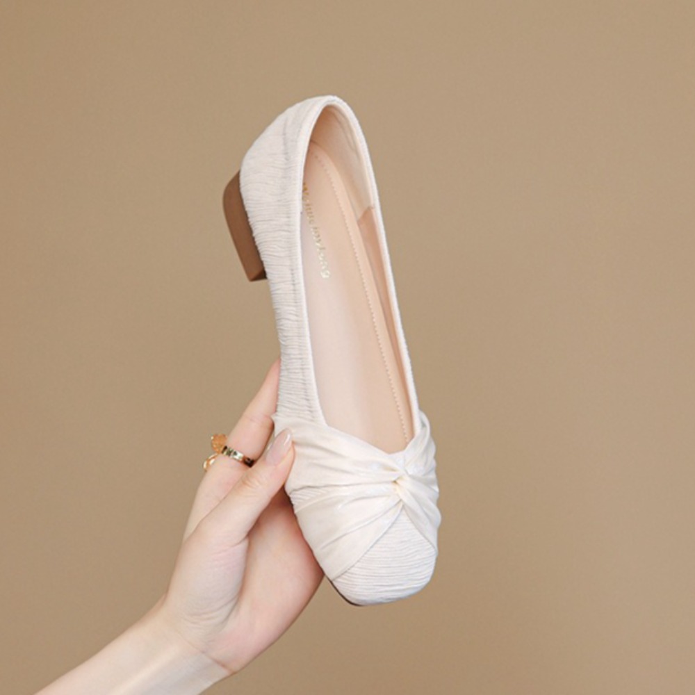 Slip Dress Satin - Chaussures plates élégantes pour femmes, chaussures