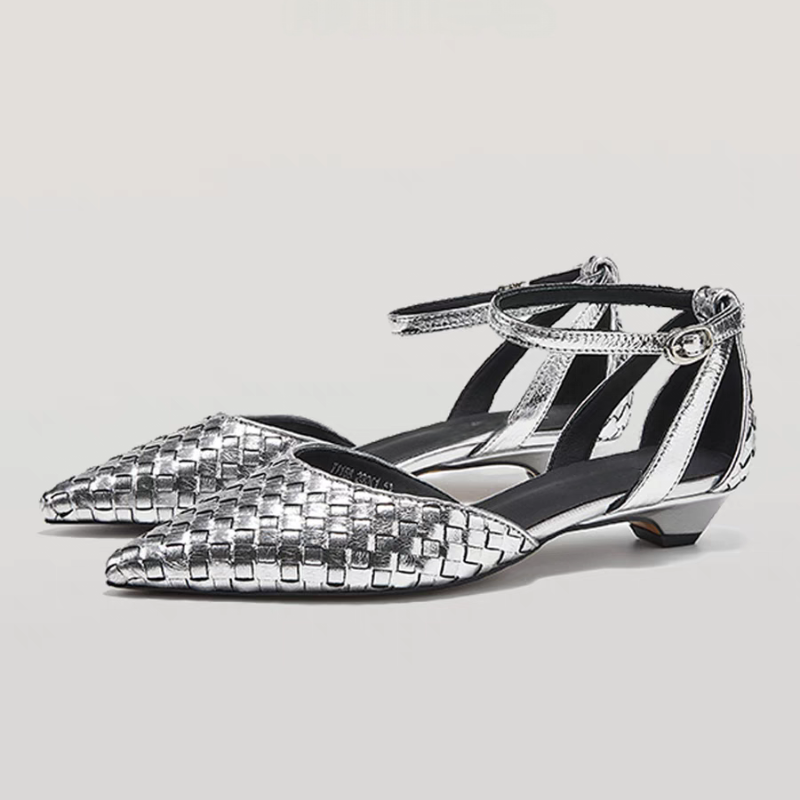 Women'S Fashion For Summer 2025 - Bout pointu talons bas femmes sandales
