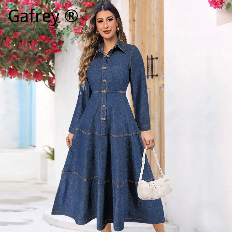Nouvelle Robe Chemise en Jean  - Belted Shirt Dress avis et prix