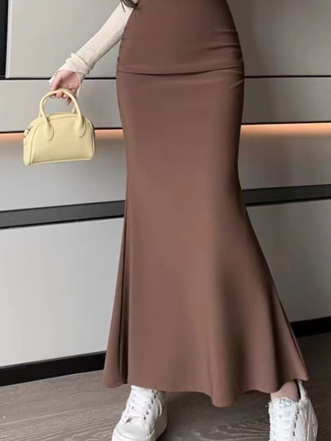 Jupe mi-longue trapèze pour fe - A-Line Skirt Midi avis et prix