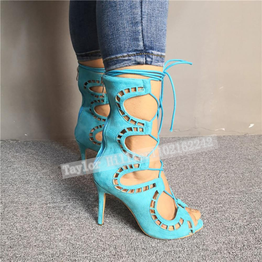 Sandales bleues à bout ouvert  - Women Fashion Show avis et prix