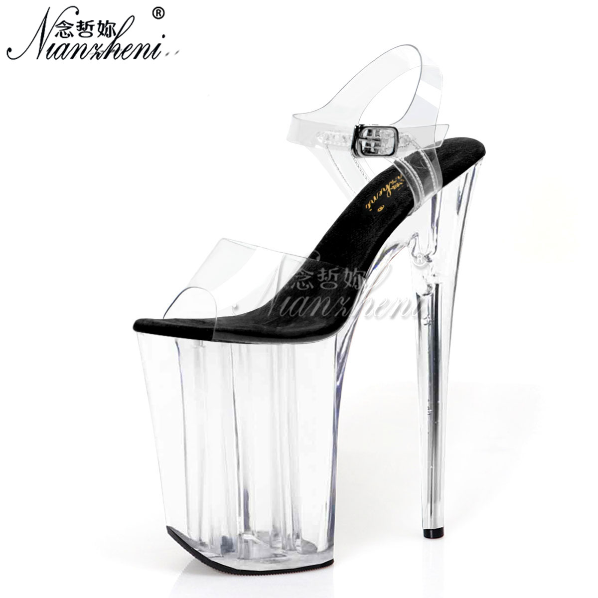 Sandales sexy transparentes à  - Women Fashion Show avis et prix