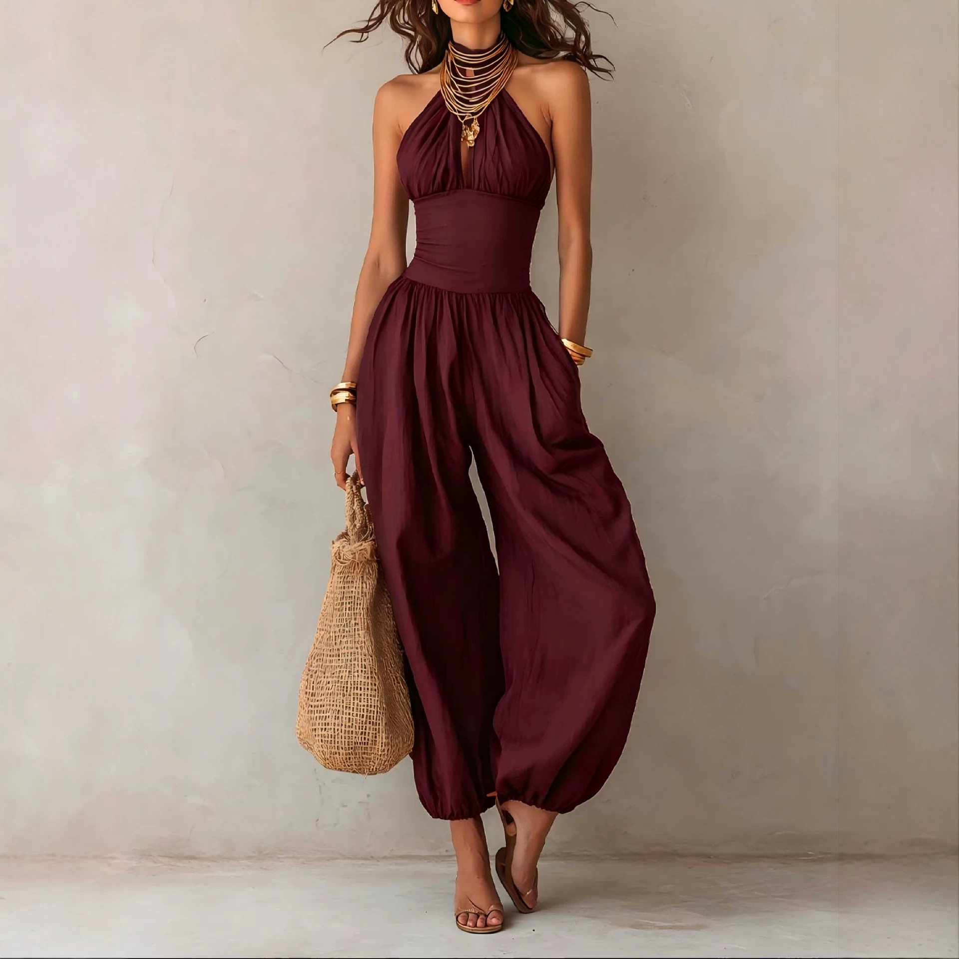 Combinaison slim pour femme, c - Women'S Fashion Overalls avis et prix