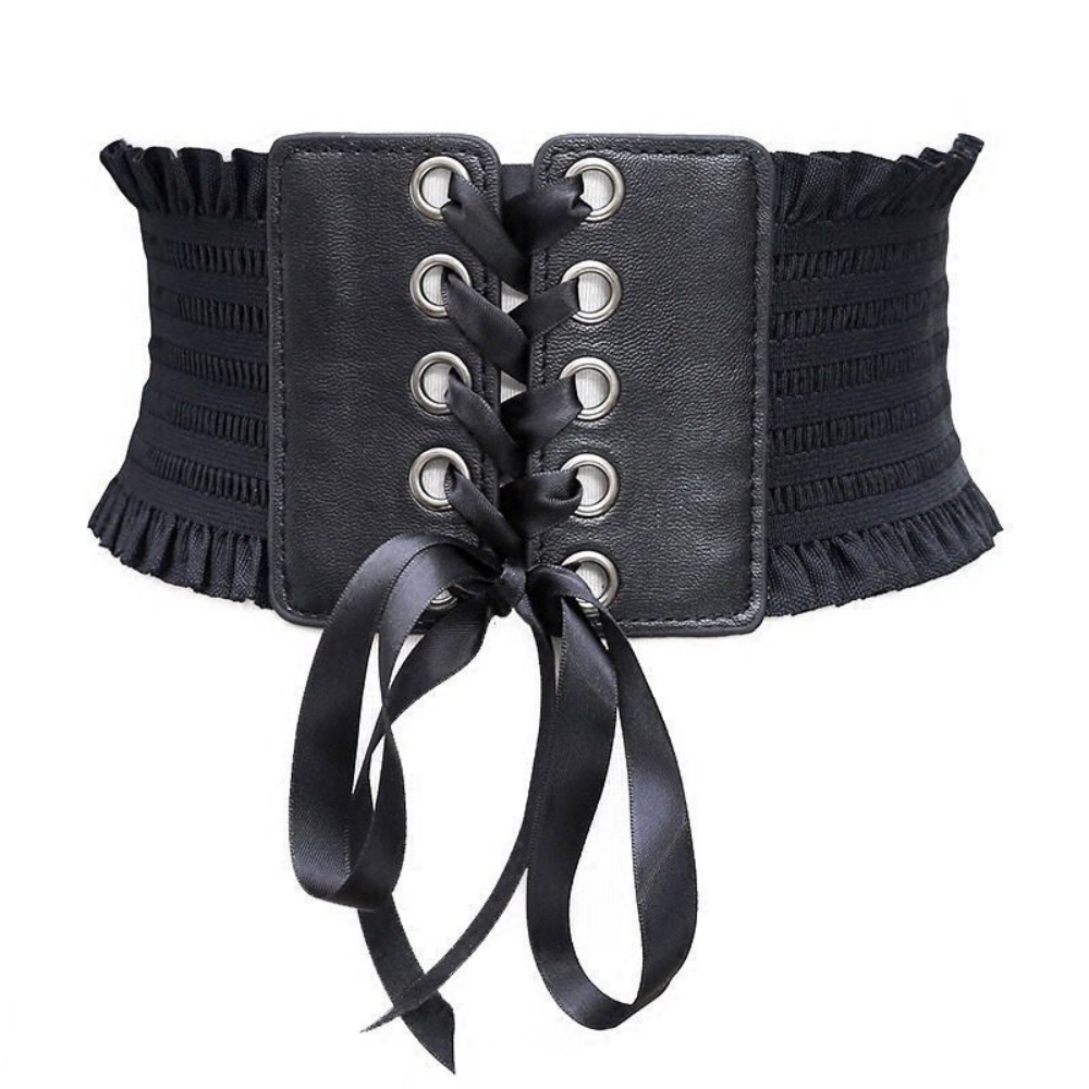 Ceintures corset rétro pour fe - Belted Shirt Dress avis et prix