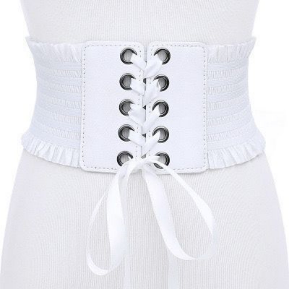 Ceintures corset rétro pour fe - Belted Shirt Dress avis et prix