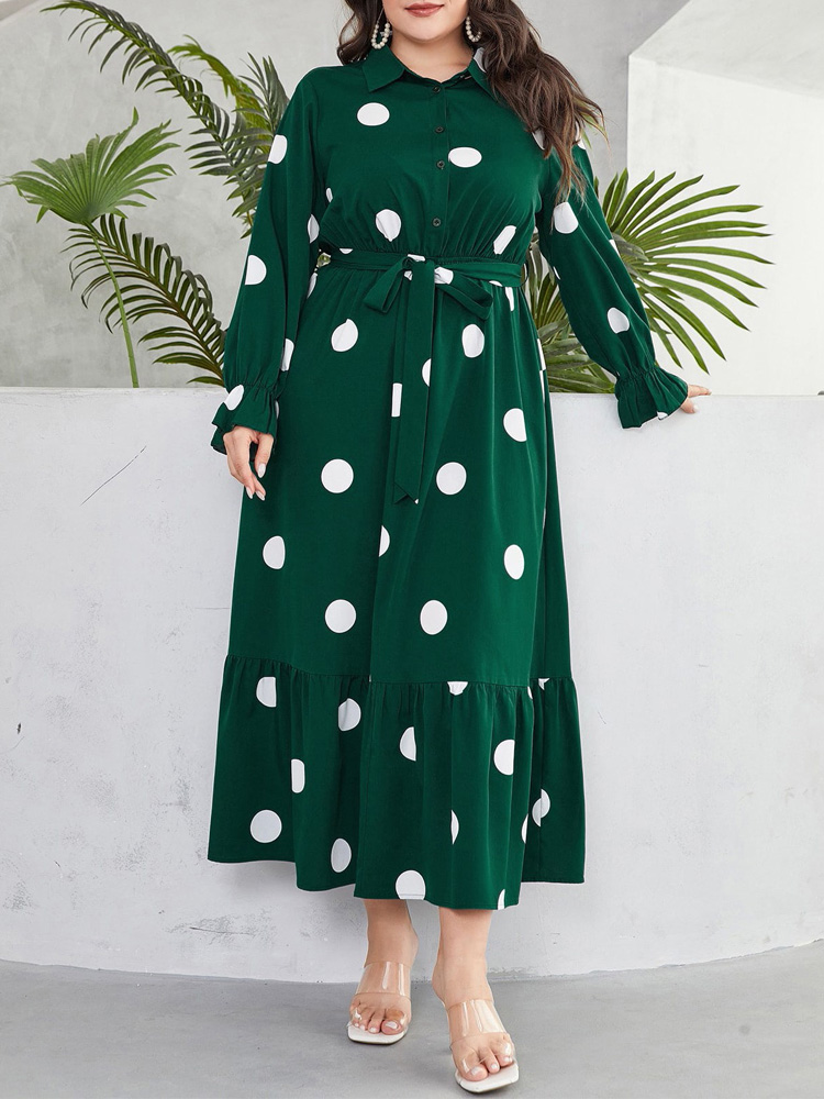 Robe chemise GIBSIE grande tai - Belted Shirt Dress avis et prix