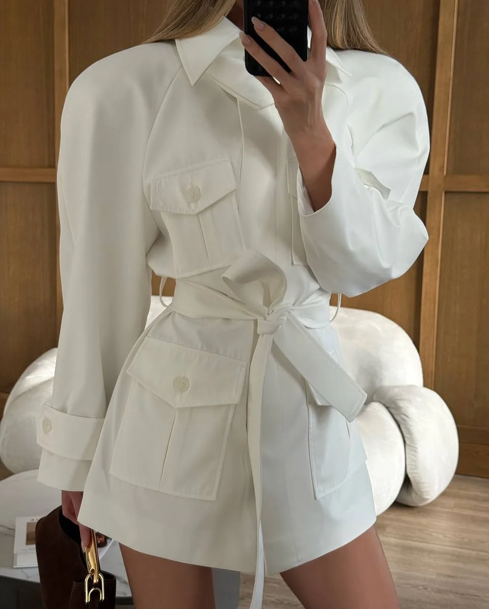 Manteau décontracté pour femme - Women'S Fashion Utility Belt avis et prix