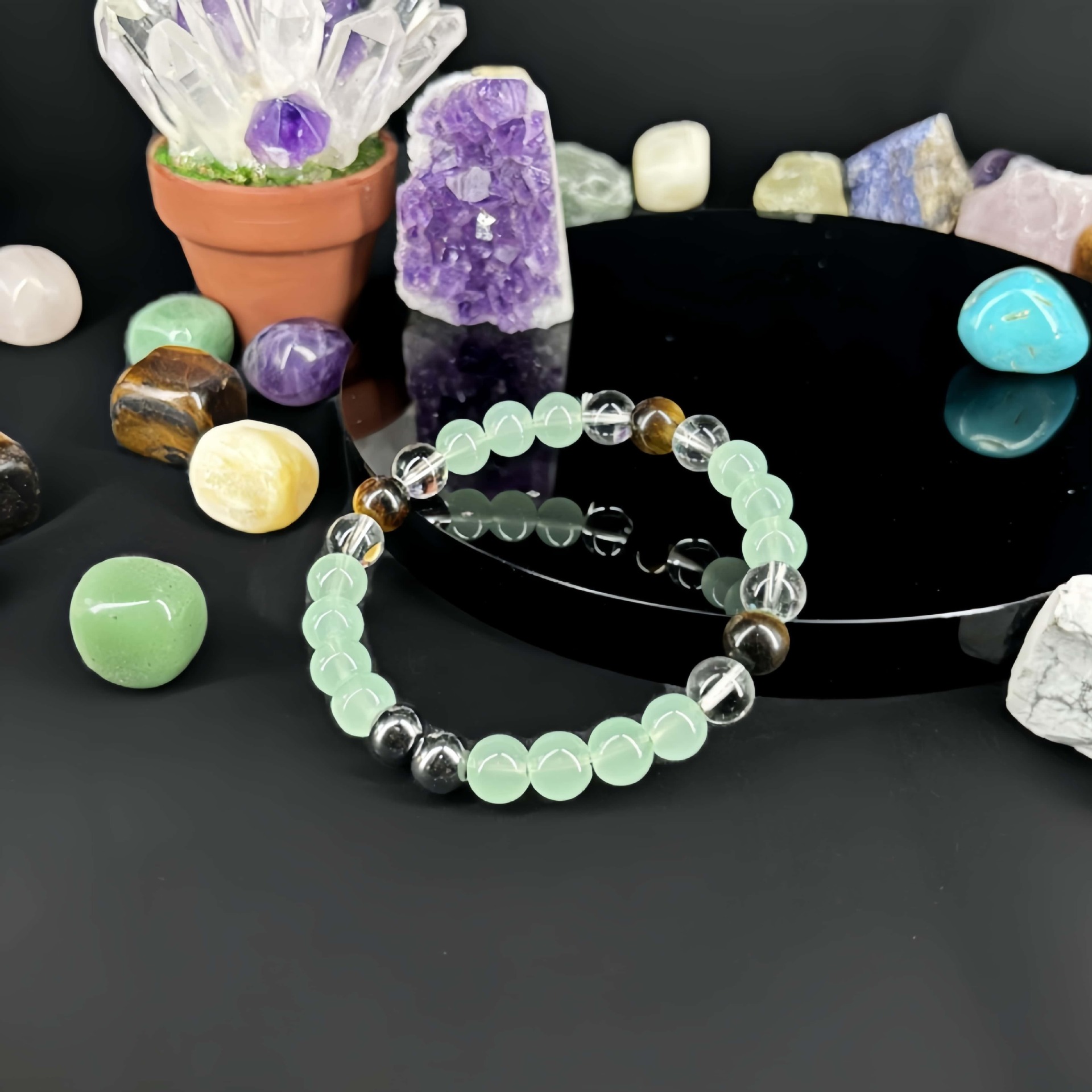 Nouveau Bracelet en Pierre Nat - New Balance Fashion Women avis et prix