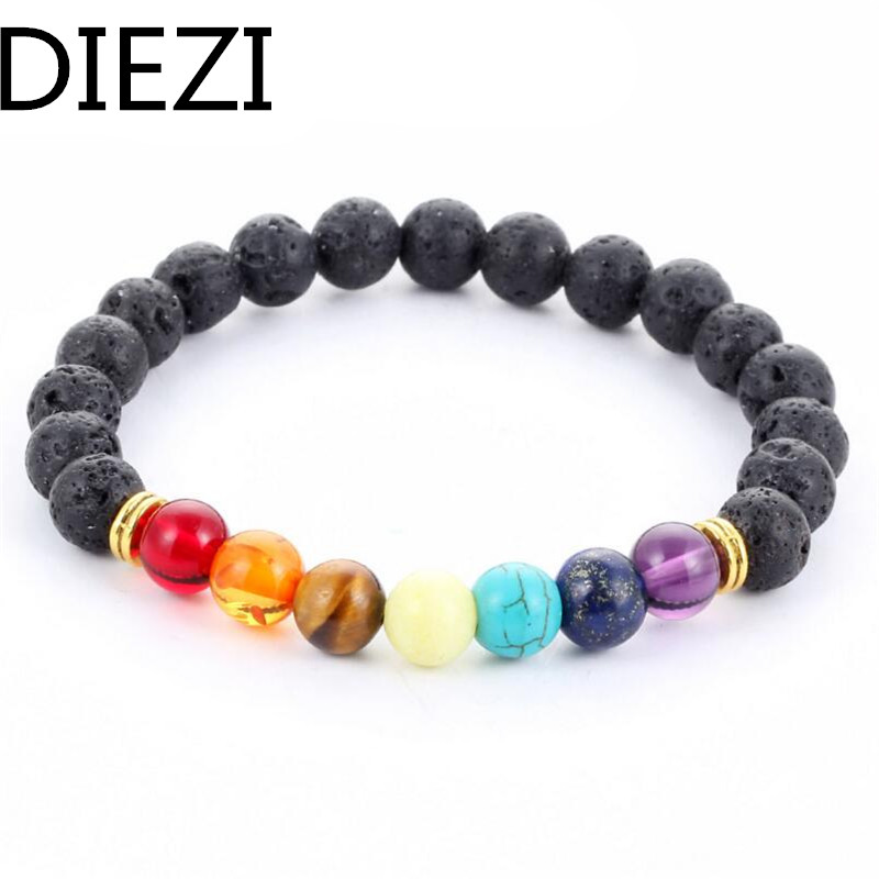 DIEZI – Bracelets en lave noir - New Balance Fashion Women avis et prix