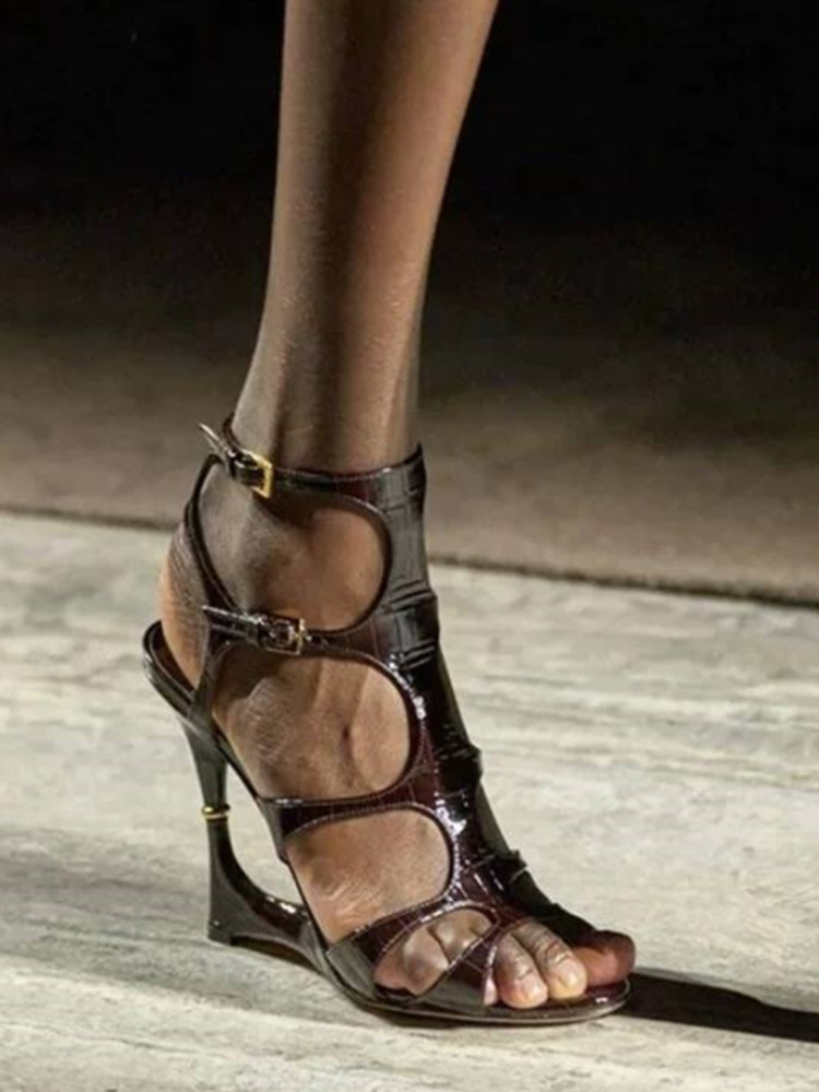 Sandales romaines à talons hau - Women Fashion Show avis et prix