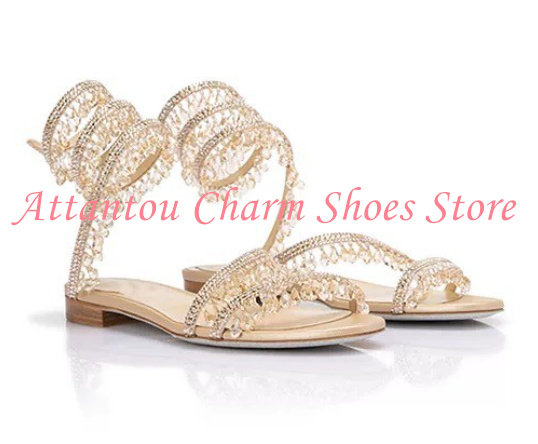 Sandales plates femme Bling Bl - Women'S Fashion Q avis et prix