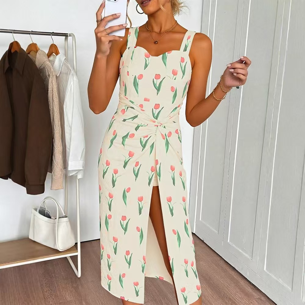 Robe Courte Imprimée Florale T - A-Line Skirt Midi avis et prix