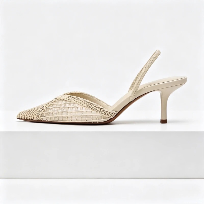 Sandales à talons tissés en ma - Women Fashion Brand avis et prix