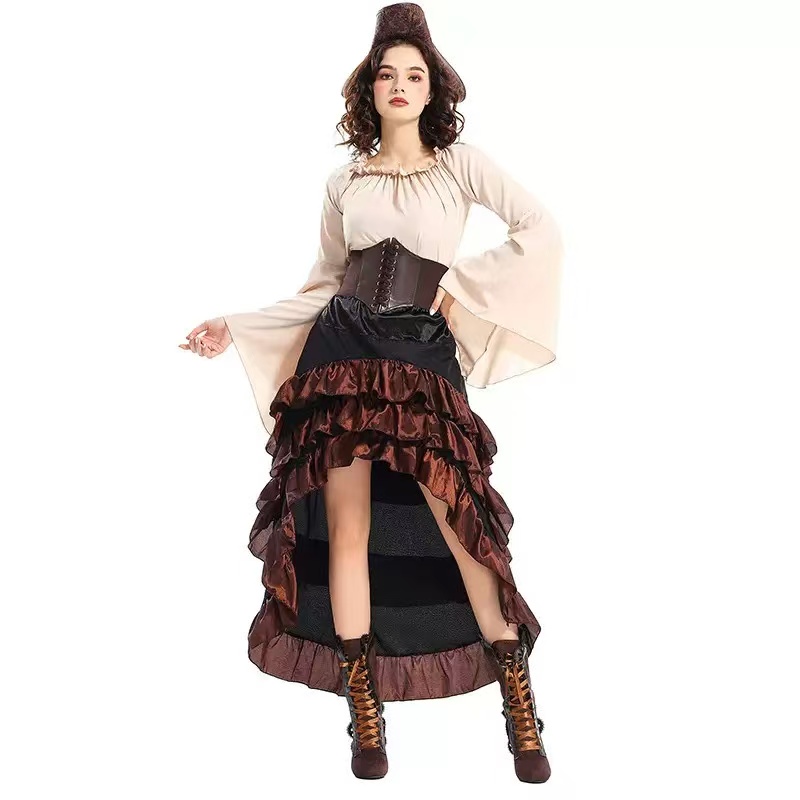 Costume de cosplay de pirate C - Belted Shirt Dress avis et prix